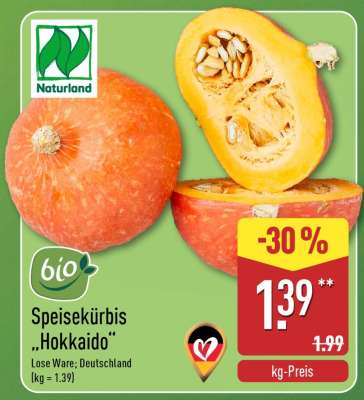 Speisekürbis 'Hokkaido'