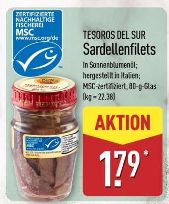 TESOROS DEL SUR Sardellenfilets