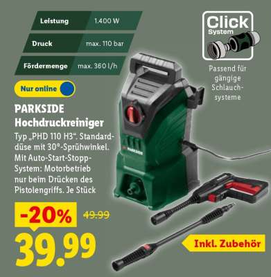 PARKSIDE Hochdruckreiniger