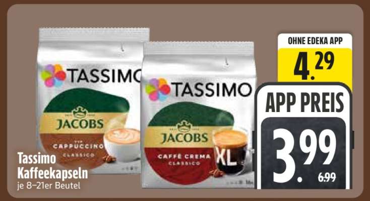 Tassimo Kaffeekapseln