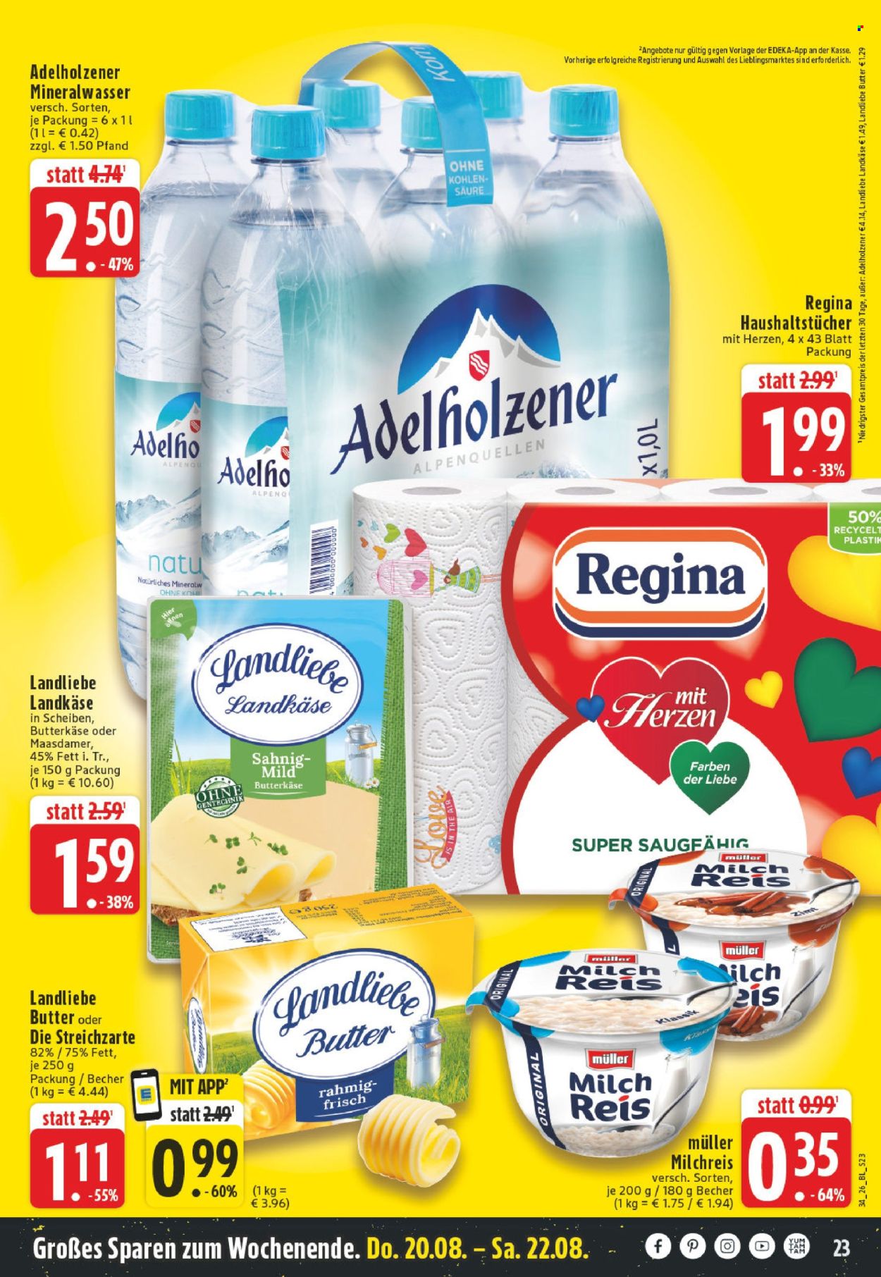 E center Prospekte  - 17.08.2026 - 22.08.2026. Seite 23