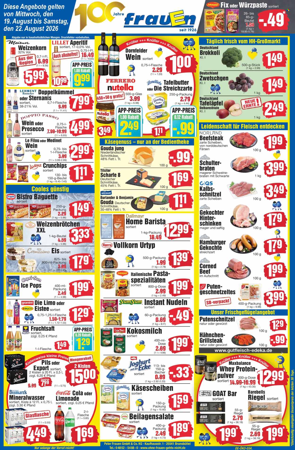 Edeka Prospekte  - 17.08.2026 - 22.08.2026. Seite 1