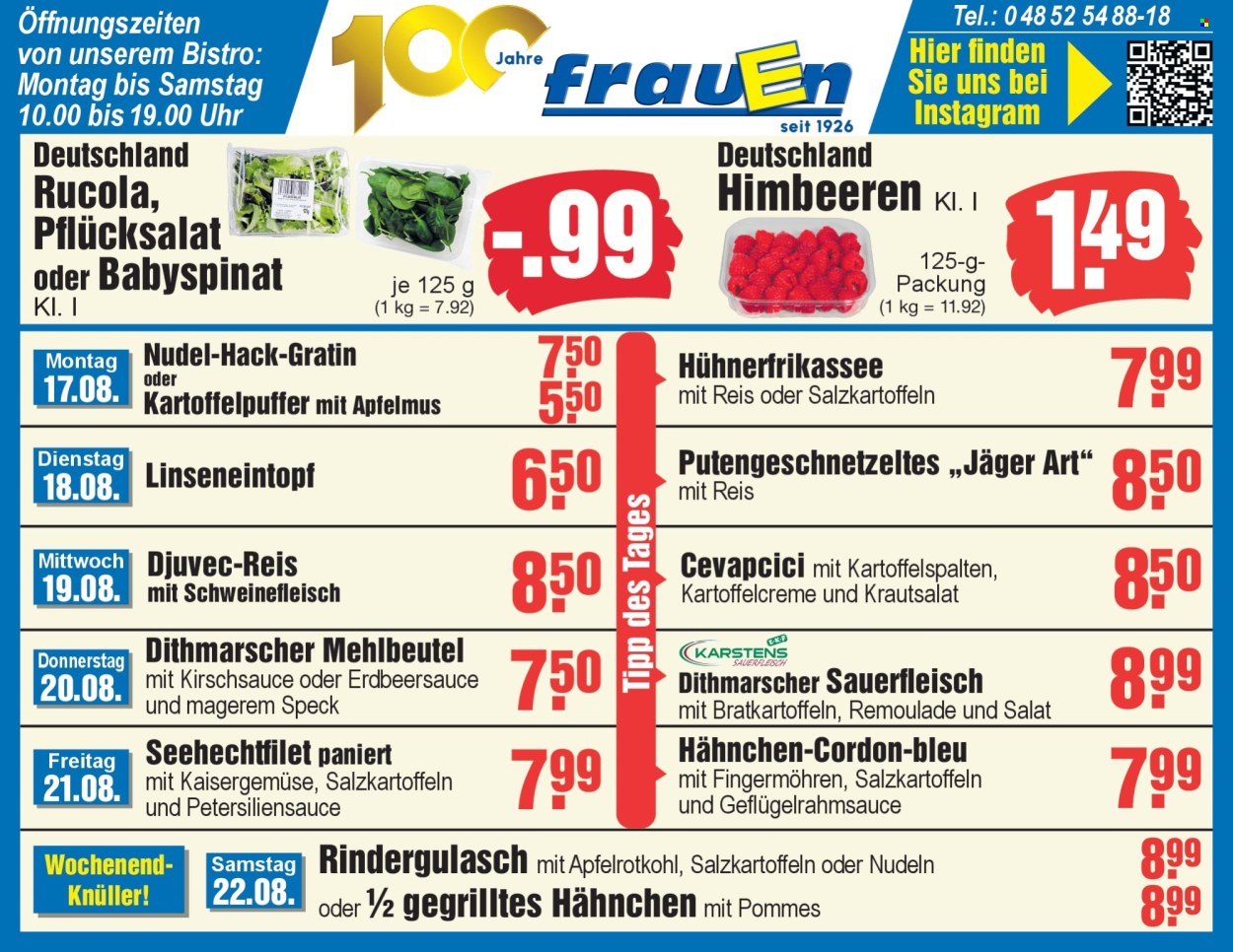 Edeka Prospekte  - 17.08.2026 - 22.08.2026. Seite 1