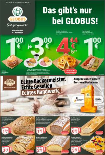 Prospekte Globus - 24.08.2026 - 29.08.2026.