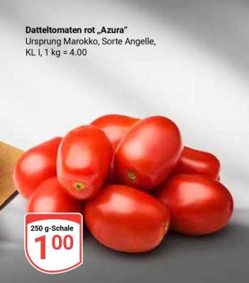 Datteltomaten rot „Azura“