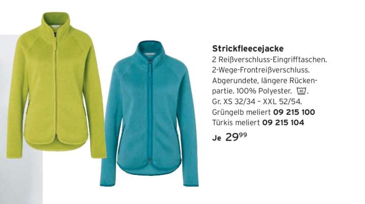 Strickfleecejacke