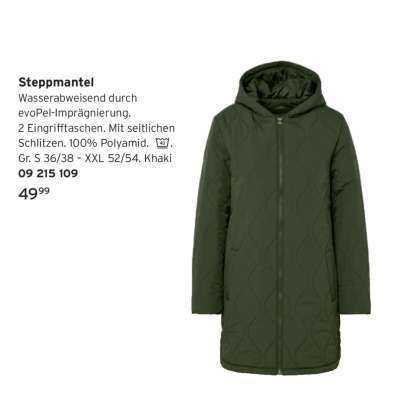 Steppmantel