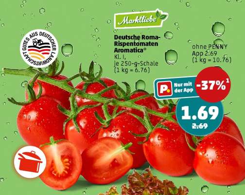 Deutsche Roma-Rispentomaten Aromatica