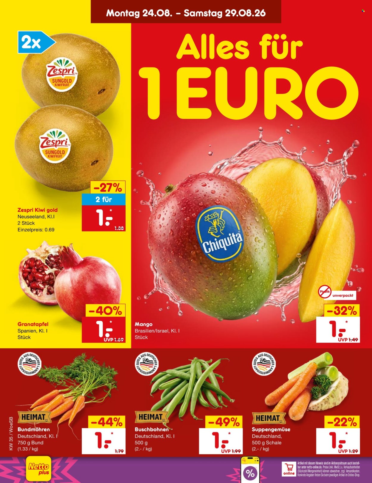 Netto Marken-Discount Prospekte  - 24.08.2026 - 29.08.2026. Seite 32