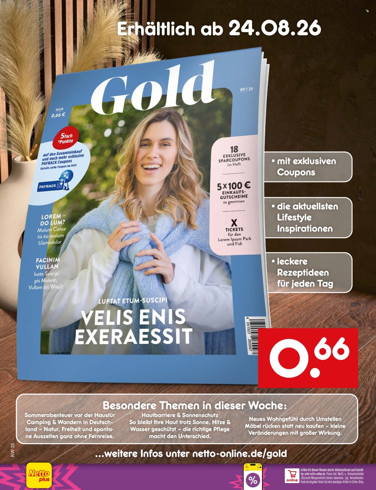 Netto Marken-Discount Prospekte  - 24.08.2026 - 29.08.2026. Seite 68