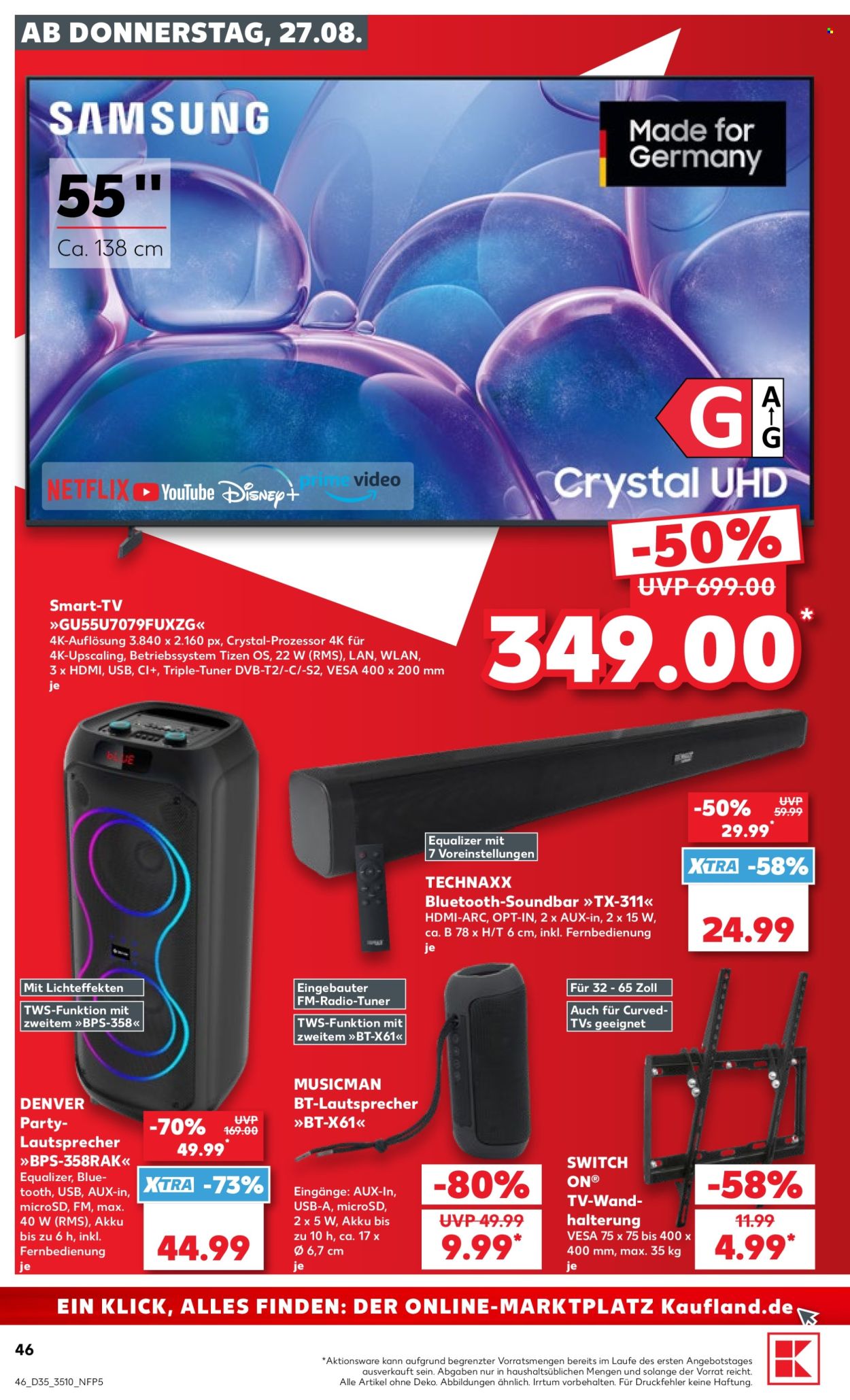 Kaufland Prospekte  - 27.08.2026 - 2.09.2026. Seite 46