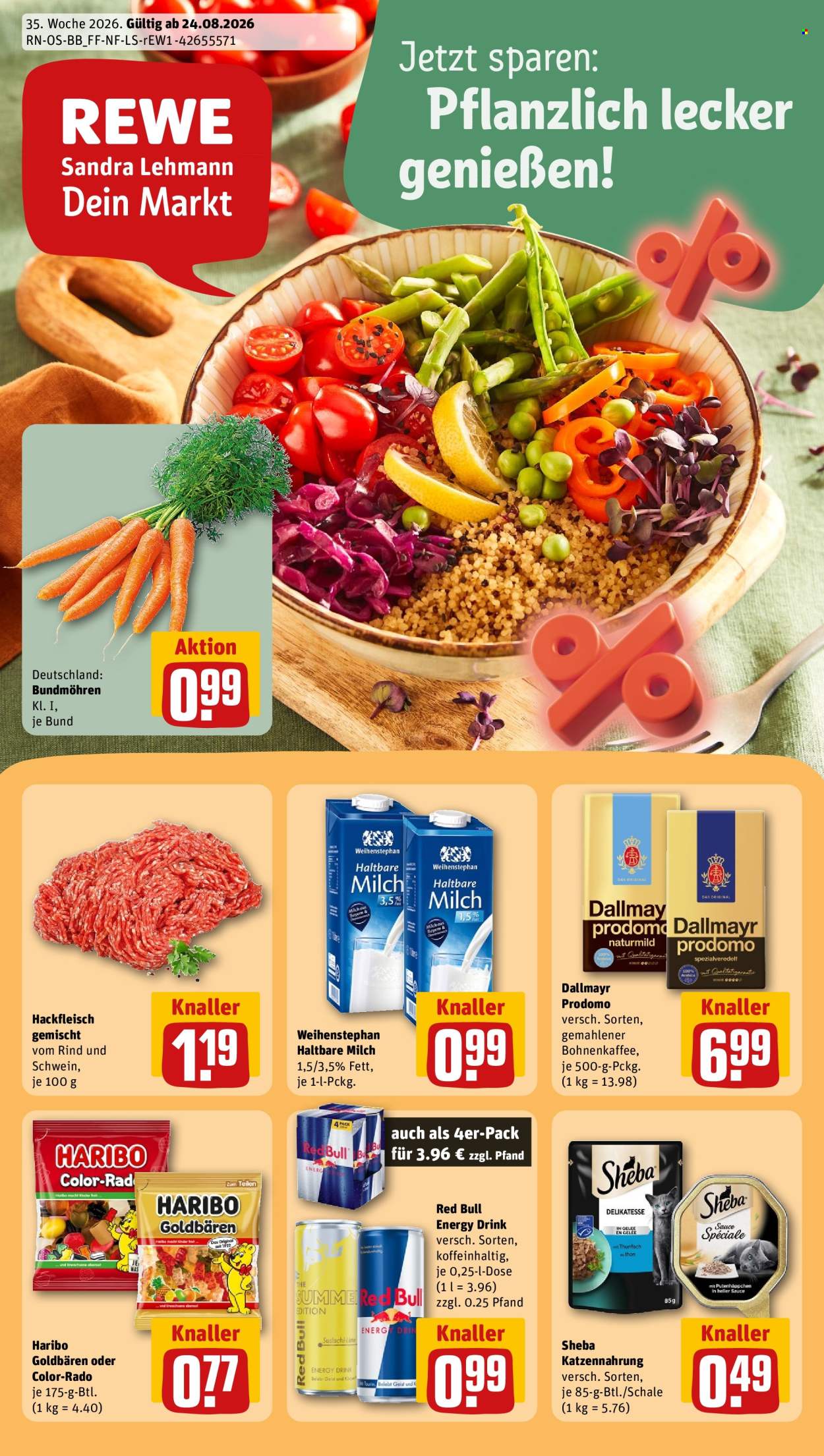 REWE Prospekte  - 24.08.2026 - 30.08.2026. Seite 1