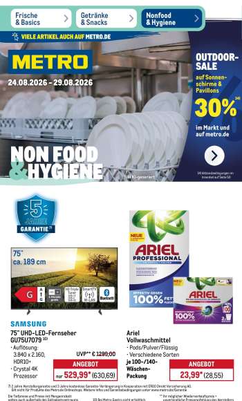Prospekte Metro - 24.08.2026 - 29.08.2026.