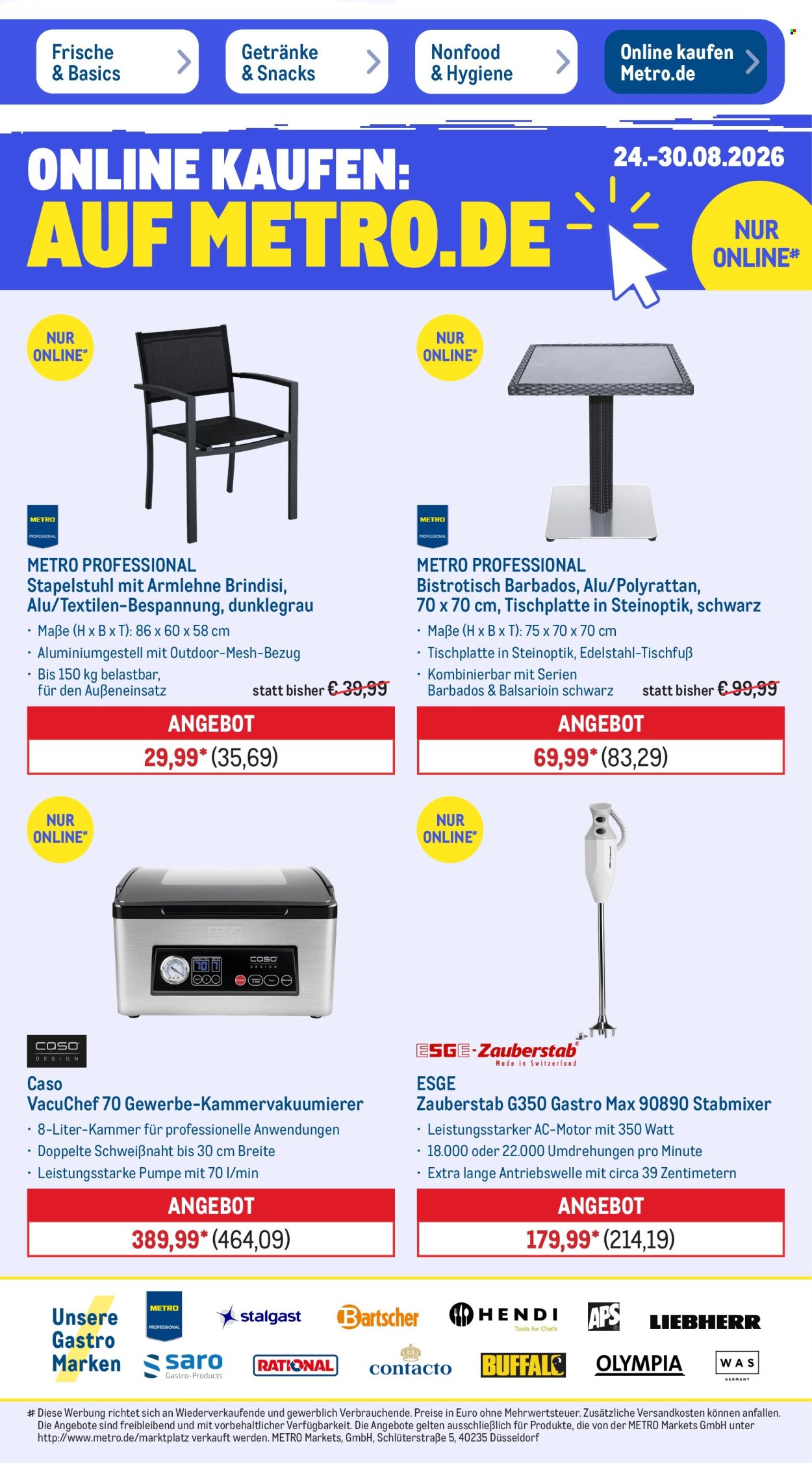 Metro Prospekte  - 24.08.2026 - 29.08.2026. Seite 52