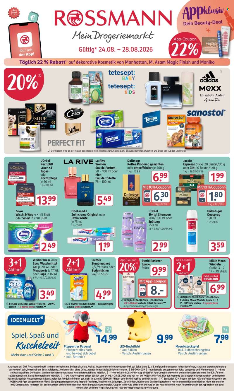 Prospekte Rossmann - 24.08.2026 - 28.08.2026.