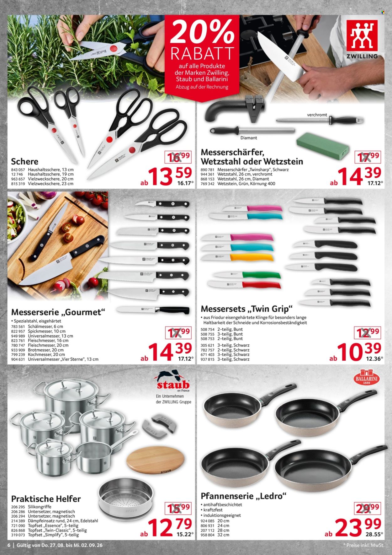 Selgros Prospekte  - 27.08.2026 - 2.09.2026. Seite 6