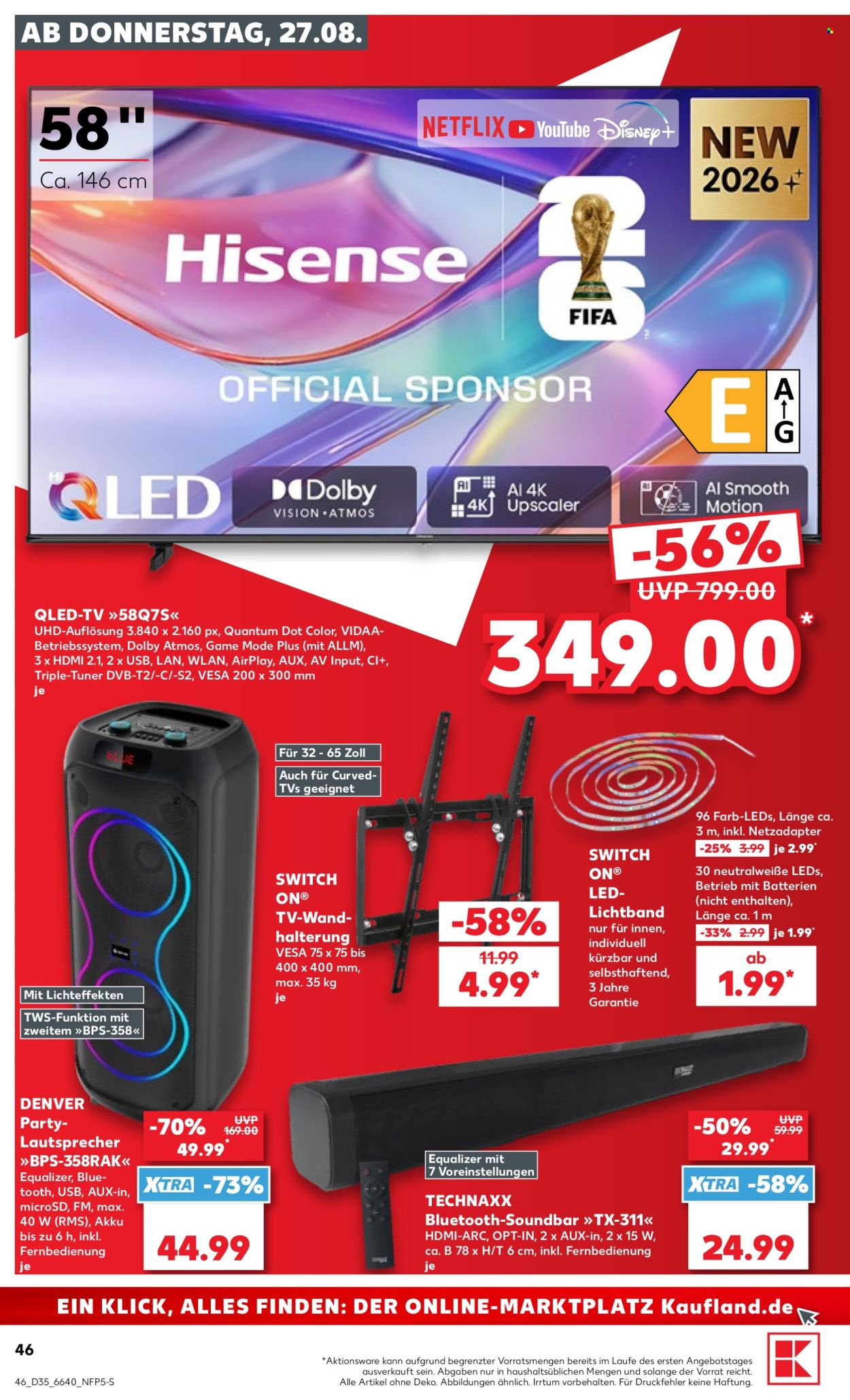 Kaufland Prospekte  - 27.08.2026 - 2.09.2026. Seite 46