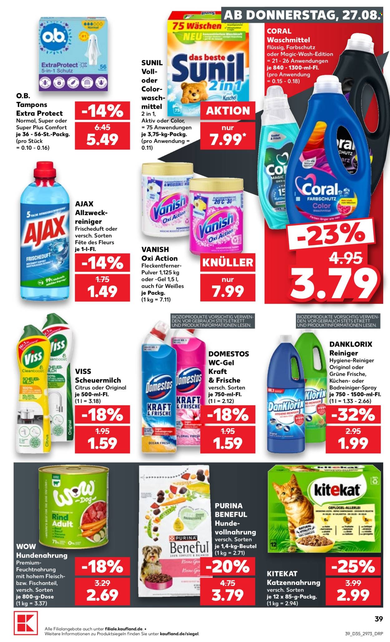 Kaufland Prospekte  - 27.08.2026 - 2.09.2026. Seite 39