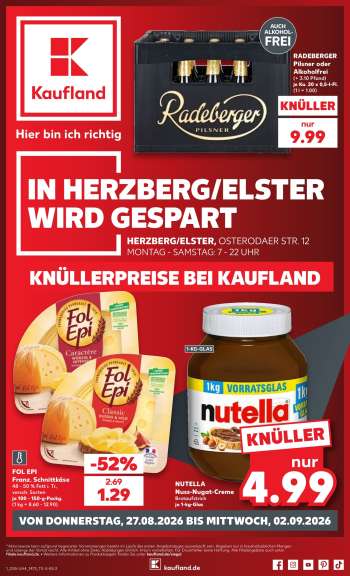 Prospekte Kaufland - 27.08.2026 - 2.09.2026.