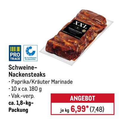 Schweine- nackensteaks