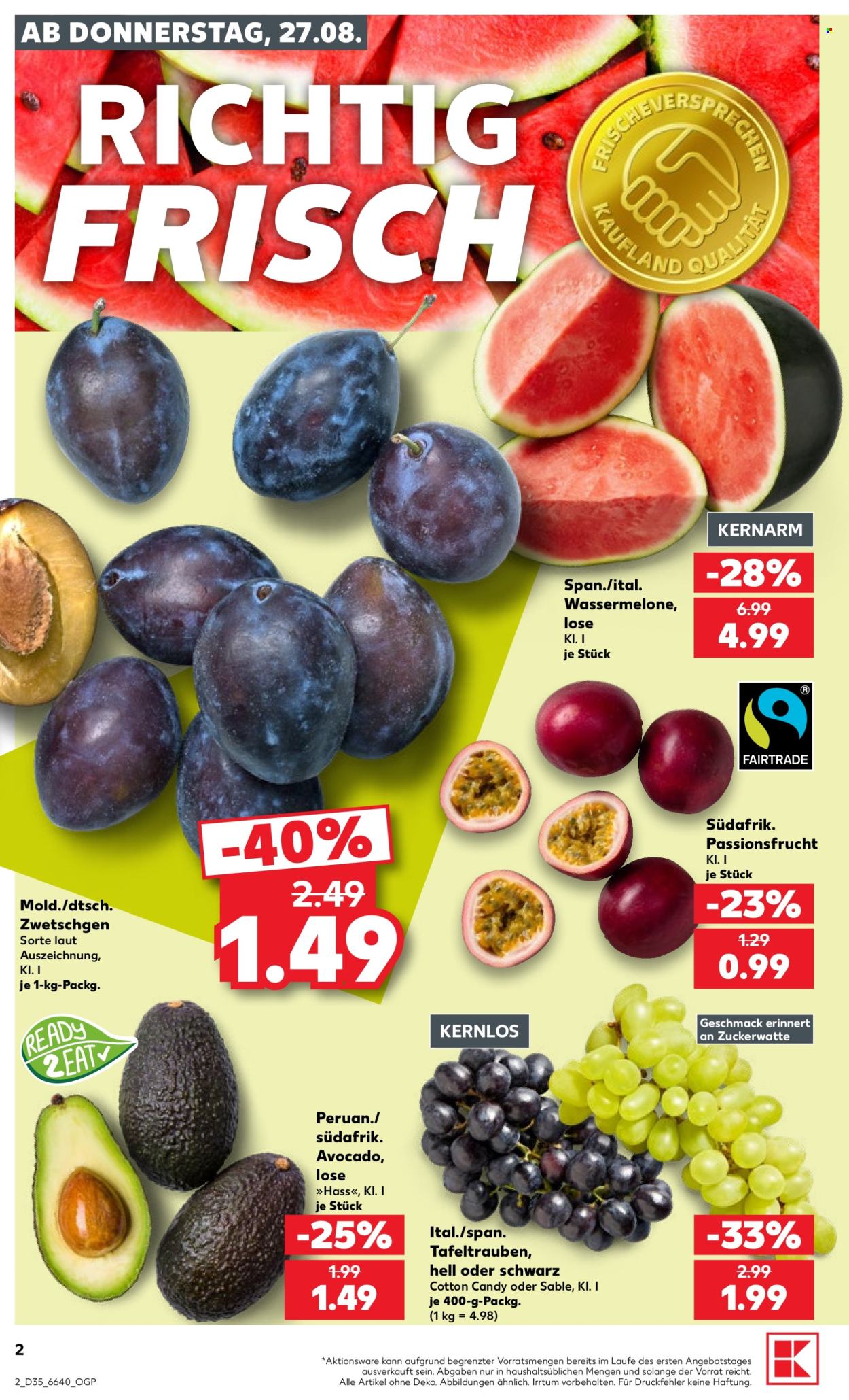 Kaufland Prospekte  - 27.08.2026 - 2.09.2026. Seite 2