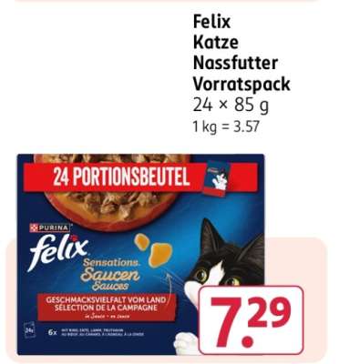 Felix Katze Nassfutter Vorratspack