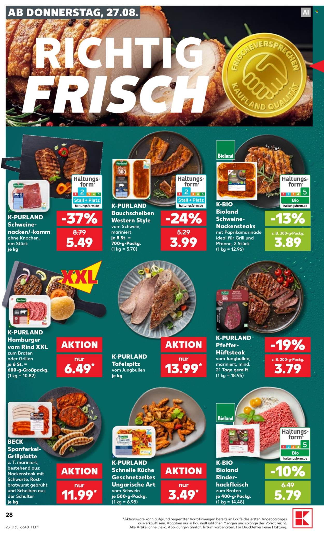 Kaufland Prospekte  - 27.08.2026 - 2.09.2026. Seite 28