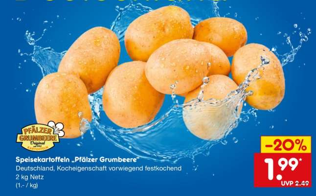 Speisekartoffeln „Pfälzer Grumbeere“