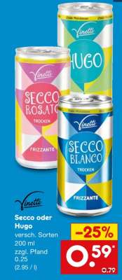 Secco oder Hugo