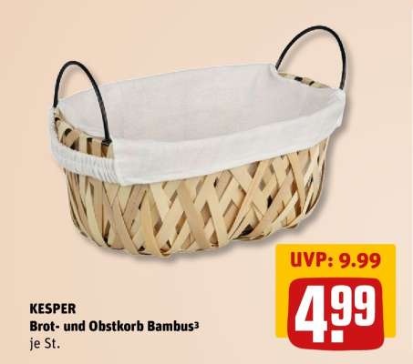 KESPER Brot- und Obstkorb Bambus³