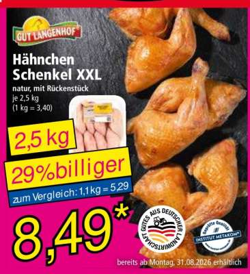 Hähnchen- Schenkel XXL