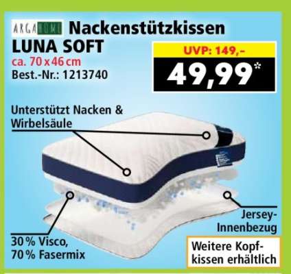 Nackenstützkissen LUNA SOFT
