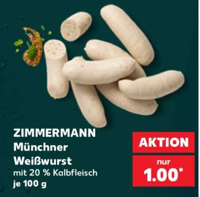 Zimmermann Münchner Weisswurst