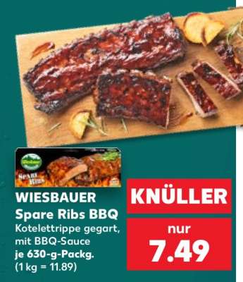 WIESBAUER Spare Ribs BBQ