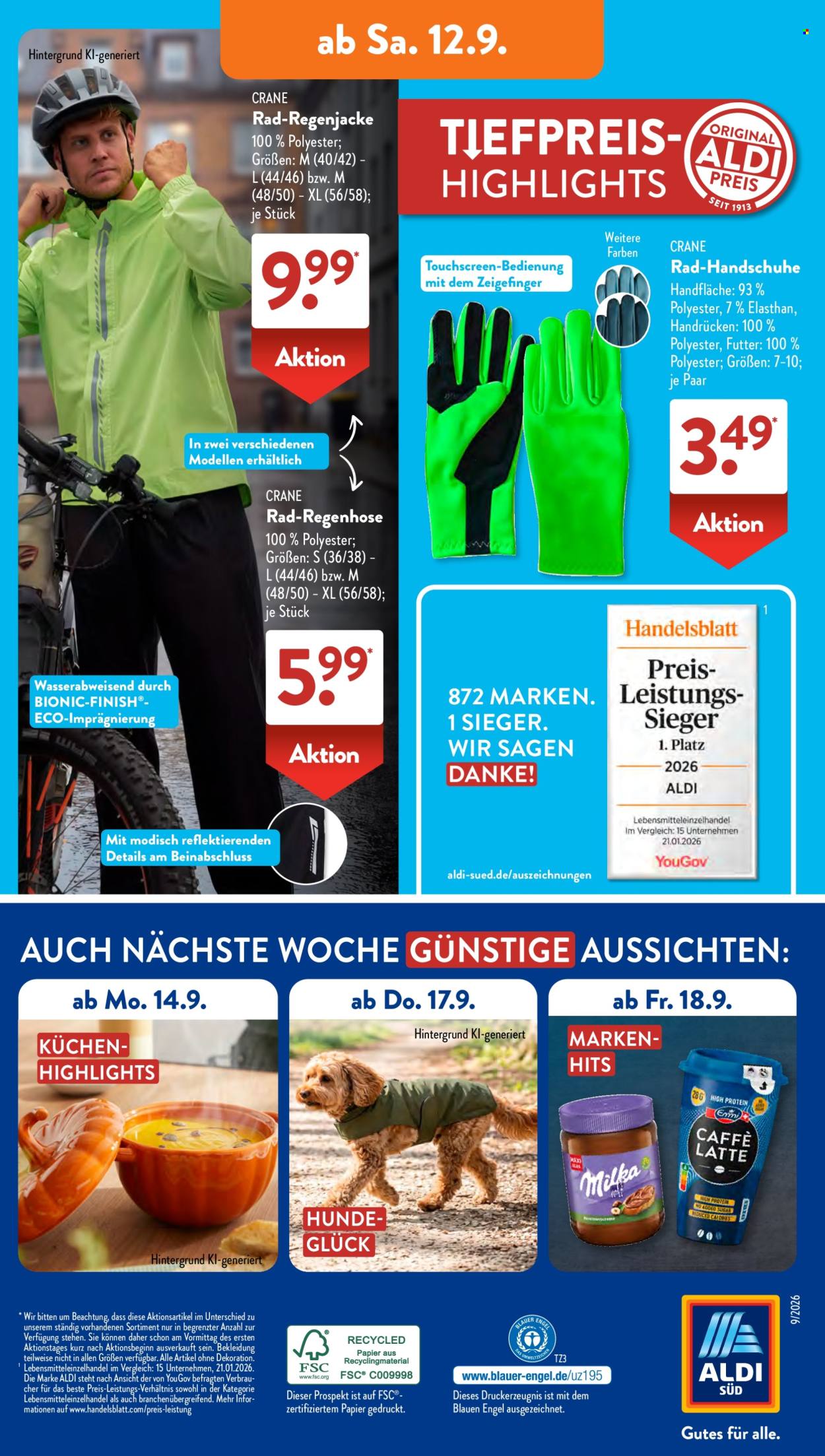 ALDI SÜD Prospekte  - 7.09.2026 - 12.09.2026. Seite 16