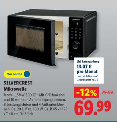 Silvercrest Mikrowelle