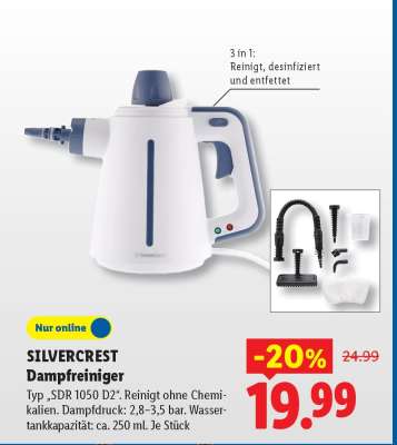 SILVERCREST Dampfreiniger
