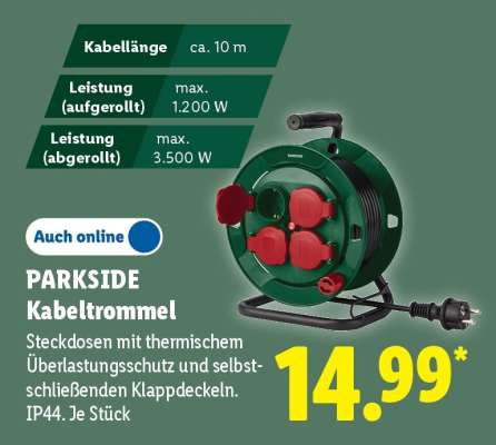 PARKSIDE Kabeltrommel