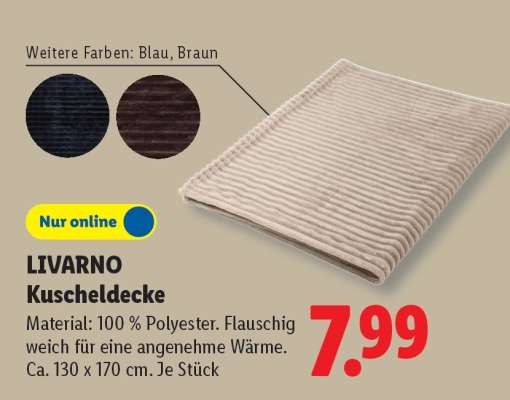 Livarno Kuscheldecke