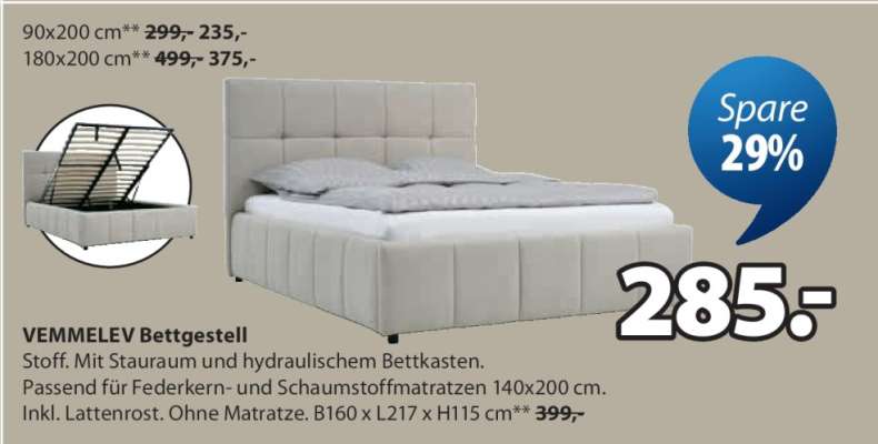 VEMMELEV Bettgestell