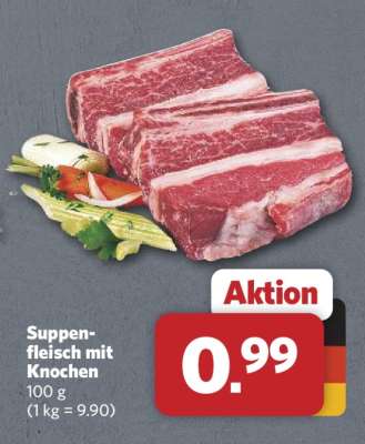 Suppenfleisch mit Knochen