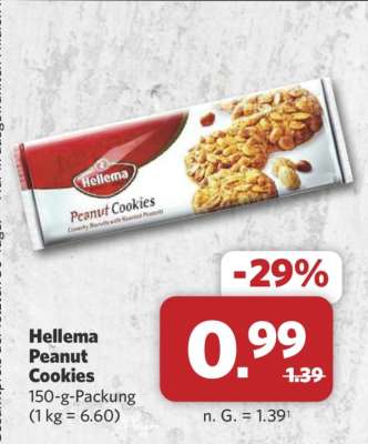 Hellema Peanut Cookies