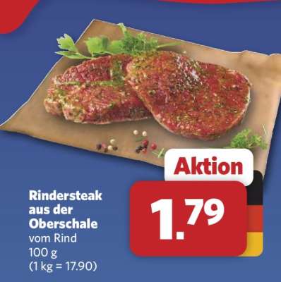 Rindersteak aus der Oberschale