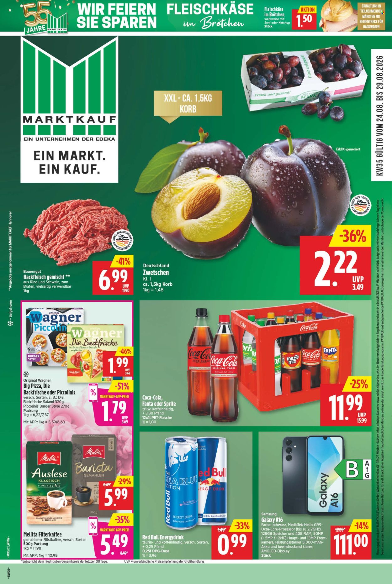Marktkauf Prospekte  - 24.08.2026 - 29.08.2026. Seite 1