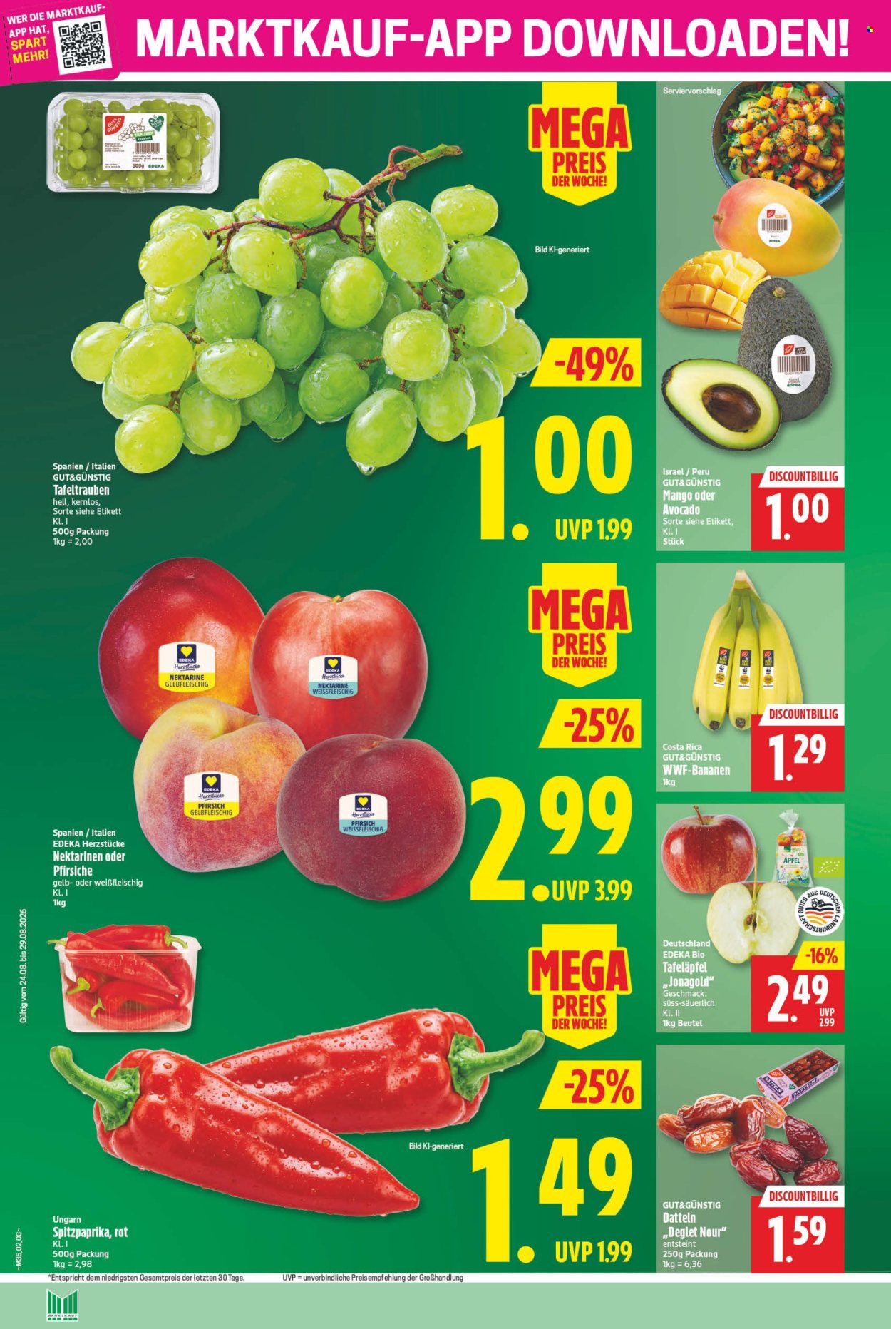 Marktkauf Prospekte  - 24.08.2026 - 29.08.2026. Seite 2