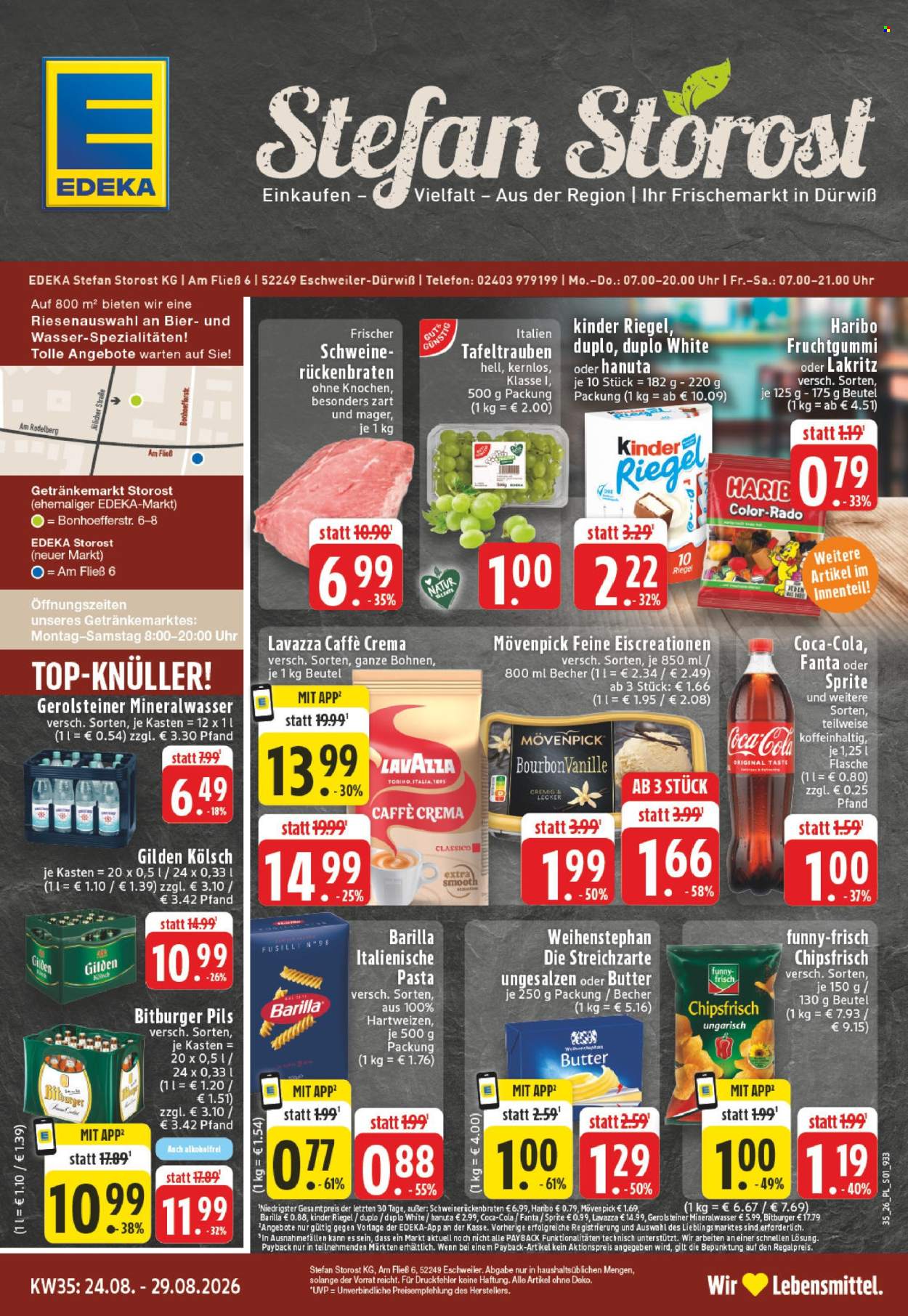 Edeka Prospekte  - 24.08.2026 - 29.08.2026. Seite 1