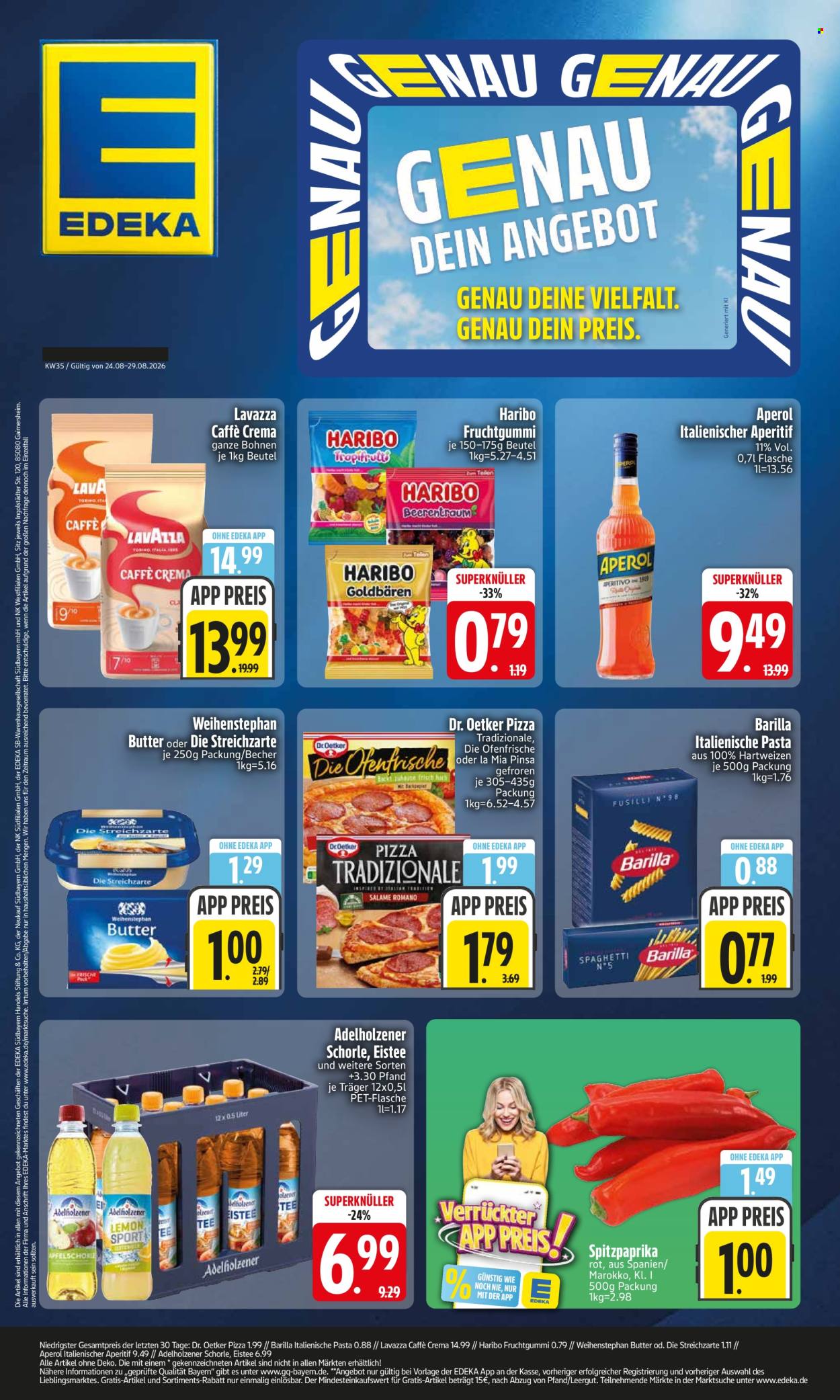 Edeka Prospekte  - 24.08.2026 - 29.08.2026. Seite 1