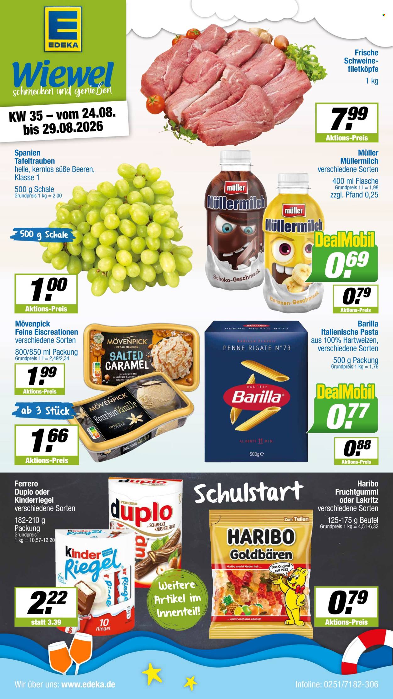 Edeka Prospekte  - 24.08.2026 - 29.08.2026. Seite 1