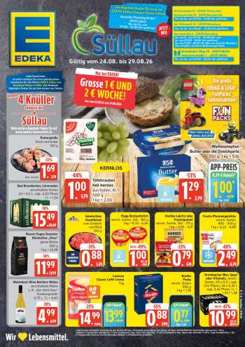 Prospekte Edeka - 24.08.2026 - 29.08.2026.
