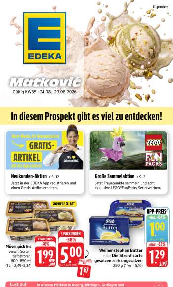 Prospekte Edeka - 24.08.2026 - 29.08.2026.
